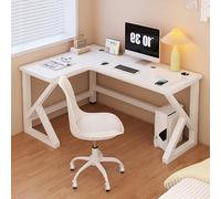 L-Shaped Computer Desk with USB Ports, Corner Gaming Desk, PC Workstation for Home & Office, Space-Saving Design, Ideal for Study & Gaming Setup