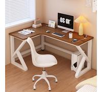 L-Shaped Computer Desk with USB Ports, Corner Gaming Table, PC Workstation for Home & Office, Space-Saving Design, Ideal for Study & Gaming Setup