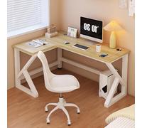 L-Shaped Computer Desk with USB Ports, Corner Gaming Table, PC Workstation for Home & Office, Space-Saving Design, Ideal for Study & Productivity
