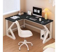 L-Shaped Computer Desk with USB Ports, Corner Gaming Table, PC Workstation, Home Office Study Desk, Space-Saving Design for Efficient Work and Play