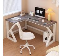 L-Shaped Computer Desk with USB Ports, Corner Gaming Table, Space-Saving PC Workstation for Home & Office Study, Modern Design, Ergonomic Workstation