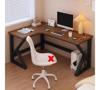 L-Shaped Corner Computer Desk Modern Writing & Study Table for Home Office Spacious Workstation (120x80x75cm/47x31x29.5in) - Ideal for Productivity and Comfort