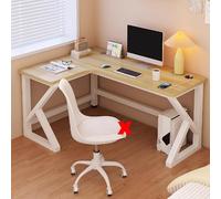 L-Shaped Corner Computer Desk Modern Writing Table for Home Office Stylish Study Desk Space-Saving Workstation 63x31x29.5in (160x80x75cm)