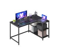 VASAGLE L Shaped Corner Desk Computer Gaming Desk with Storage Reversible Height
