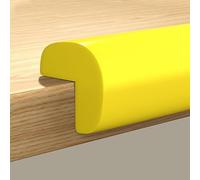L-Shaped Corner Protector 1.5cm Thick Foam Edge Guards & Bumpers Adhesive Safety Padding for Sharp Edges Yellow 6m - Child Safety & Home Protection