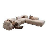 L-shaped Corner Sofa for Lounge and Reception Areas - Ideal for Office Meetings and Negotiations