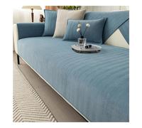 L-Shaped Couch Cover, Anti-Slip Sofa Protector, Washable Furniture Cover for 1/2/3/4 Seater Sofas, Harbour Blue, 90 * 240cm -, Stylish, and Easy to Clean