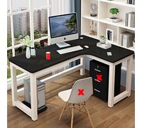 L Shaped Desk, Computer Desk Home Office Corner Desk Study Writing Table, Modern Simple Workstation Business Furniture(I,120x80x75cm/47x31x29.5in)
