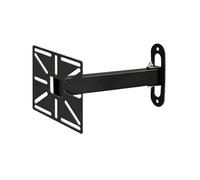 L Shaped Dome Camera Mount, Adjustable CCTV Bracket Wall for Corner Installation, Movable Surveillance Mounting Arm, For Metal Security Camera Holder(20 single-arm Black)