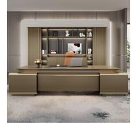 L Shaped Executive Office Desk 94 inch Corner with File Drawers and Cable Management, with LateraCabinet, Gaming Table Business Furniture Set Workstation for Boss Manager