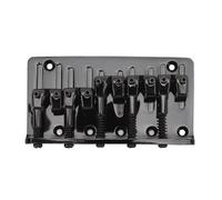 L Shaped Five String Bass Bridge And Tailpiece Durable(Black)
