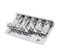 L Shaped Five String Bass Bridge And Tailpiece Durable(Silver)