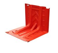 L-Shaped Flood Barriers， L-Shaped Flood Barrier Red - Telescopic Water Dam for Emergency Home Protection(10pcs)