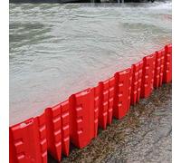 L-Shaped Flood Control Barrier, Reusable Water Retaining Board for Flood Prevention, Removable Flood Protection Solution
