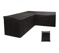 L-shaped Garden Furniture Cover, Garden Furniture Cover, Corner Sofa Cover, Heavy-duty Oxford Cloth Sofa Cover Waterproof and Windproof and UV Resistant, Sofa Protective Cover. (210 x 270 x 90 cm)