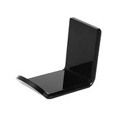 L-shaped Headphone Acrylic Display Holder Hook Space 7.8x4.5x6.5cm | Acrylic material,smooth edges,2 tapes,cable clips,universal fit,no-drill install,Minimalist,headphones