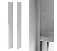 L Shaped Light Blocking Strips for Roller Shade, 2/4 Pieces Side Channels for The Shades, 52'' 57'' 70'' Customizable Curtain Gap Light Blocker for Sleepy Time(2pieces White,56inch)