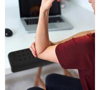 L-Shaped Office Desk Elbow pad, Memory Sponge Elbow pad and Cushion for Desk Edge Support, Two-Piece Set Non Slip, Ergonomic Office Edge Cushion Suitable for Wrists and Elbows, Detachable