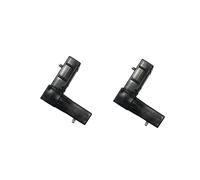 L-Shaped Plastic Corner Brackets for Ottoman Bed Frame, Black, Set of 2, Set of 4, with Pins (2)