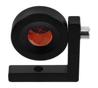 L Shaped Prism for Total Station Surveying with Glass Steel Build | Compact Footprint for Tunnel Wall Surfaces, Black Finish, Civil Engineering Projects, Surveyors