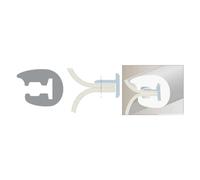 L-shaped PVC fender profile black 33x30 mm - 12 MT Osculati - 44.488.00
