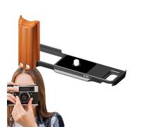 L-Shaped Quick Release - Metal Wood 12.7 x 4.8 x 6 cm | L-Shaped Camera with Wooden Handle Improves Comfort, Control by Giving a Metal Plate