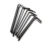 L Shaped Screwdriver Set for Small Repairs, 9pcs Cross, Uy, Triangle, New ThreePoint (L Shape 9 Piece Set)