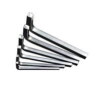 L-Shaped Square Head Wrench Set 6-Piece, 3-8mm, Durable Construction for Tight Spaces and Accessibility