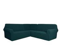 L-Shaped Stretch Sofa Cover Elastic Slipcover for Modular Living Room Furnitureand Stylish Protector Easy to Clean Perfect for Home Décor