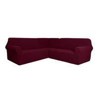 L-Shaped Stretch Sofa Cover Furniture Protector for Living Room Customizable Couch Slipcover Elastic Fit Modern Design Easy to CleanFabric