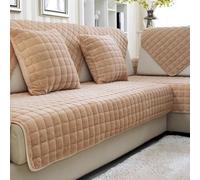 L-Shaped Velvet Sofa Cover for 3/2/1/4 Seater Washable Thick Fabric Modular Design Elegant Home Décor Easy to Clean Perfect for Living Room