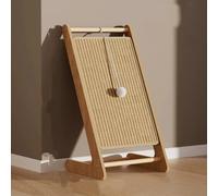 L-Shaped Vertical Solid Wood cat Scratching Board, which can Replace The sisal pad cat Scratching Column with a 15 ° Inclined Surface to Protect The Spine
