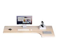 L Shaped Wall Mounted Corner Desk Space Saving Floating Laptop Desk for Home Office Study Bedroom & Balcony Stylish & Functional Space Saver