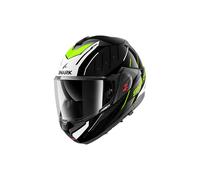 Flip-Up Helmet Shark OXO RYDGER Black White Yellow