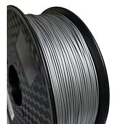 L-SHUNBAO LSB-3D Prints, 1pc 3D Printer Filament Metal PLA 1.75mm 0.5kg Spool Gold Silver Copper Bronze Frosted Bronze Metallic PLA Printing Materials 500g (Color : Silver)