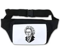 L Sketch Art Waist Bag Fanny Pack White