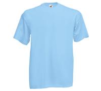 (L, Sky Blue) Fruit Of The Loom Mens Valueweight Short Sleeve T-Shirt
