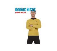 (L) SM52338 Star Trek Command Gold Uniform Starfleet Enterprize Captain Kirk