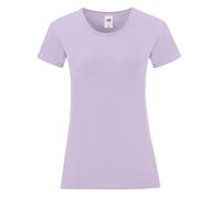 (L, Soft Lavender) Fruit of the Loom Womens/Ladies Iconic 150 T-Shirt