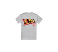 (L, Sport Heather) Marvel Mens X-Men 97 Comic Logo T-Shirt