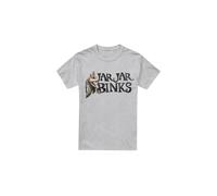 (L, Sport Heather) Star Wars Mens Jar Jar Binks T-Shirt