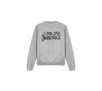 (L, Sport Heather) Star Wars Unisex Adult Jar Jar Binks Sweatshirt