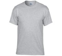 (L, Sports Grey) Gildan Mens Plain Lightweight T-Shirt