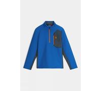 L Spyder Mens Bandit Half Zip Fleece Mid Blue Size