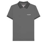 (L, Steel Grey) Lambretta Mens SS25 Two Tone Polo Shirt