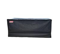 L Storage Box Cover with Straps and Handles, Waterproof Heavy Duty Outdoor Furniture Winter Cover for Keter, Suncast, Lifetime(Deck Box Cover, 52.7"(L) 26.7"(D) 26.7"(H) Black