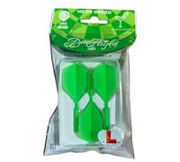 L-style BarFlight 2BA Dart Flight with Integrated Shaft - L3 Shape - 26mm (260) - Neon Green - 1 Set (3 Flights)