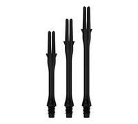 L-Style Dart Shafts: Durable Plastic Dart Shafts - Black Slim 370 (Extra Long)