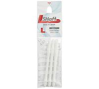 L-Style Dart Shafts: Durable Plastic Dart Shafts - White Slim 440 (Extra Extra Long)