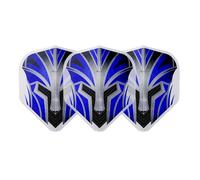 L-Style EZ L1 Prime Series Blue Clear White Dart Flights